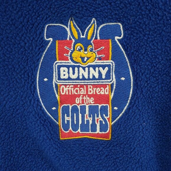 Sierra Pacific Outdoors Mens Bunny Indianapolis Colts Fleece Jacket Blue Size XL - Picture 8 of 13